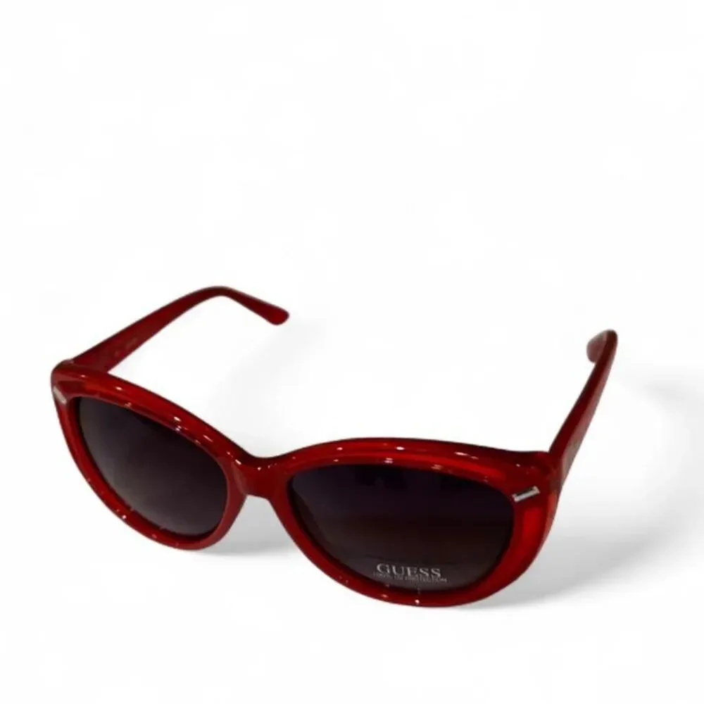 Guess Women's Red and Burgundy Sunglasses
